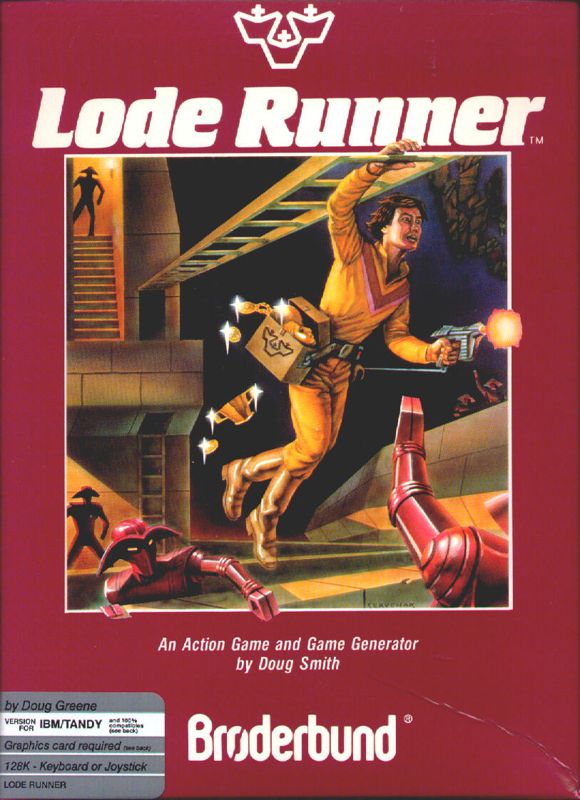 Lode Runner box art for MSX